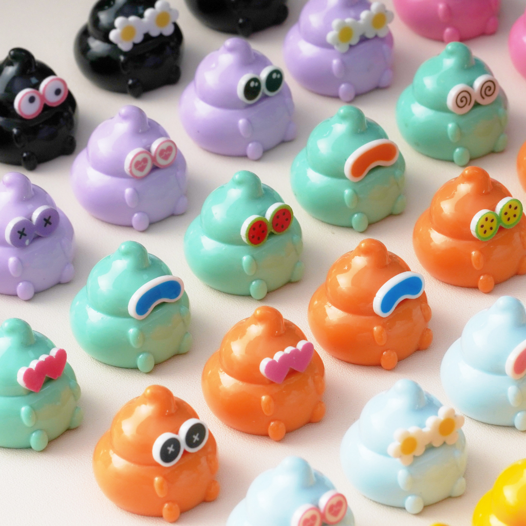 Tượng cục cớt Shit Cute mô hình mini 2,5cm làm đồ trang trí DIY để bàn làm việc, làm quà tặng, sưu tầm dễ thương chibi