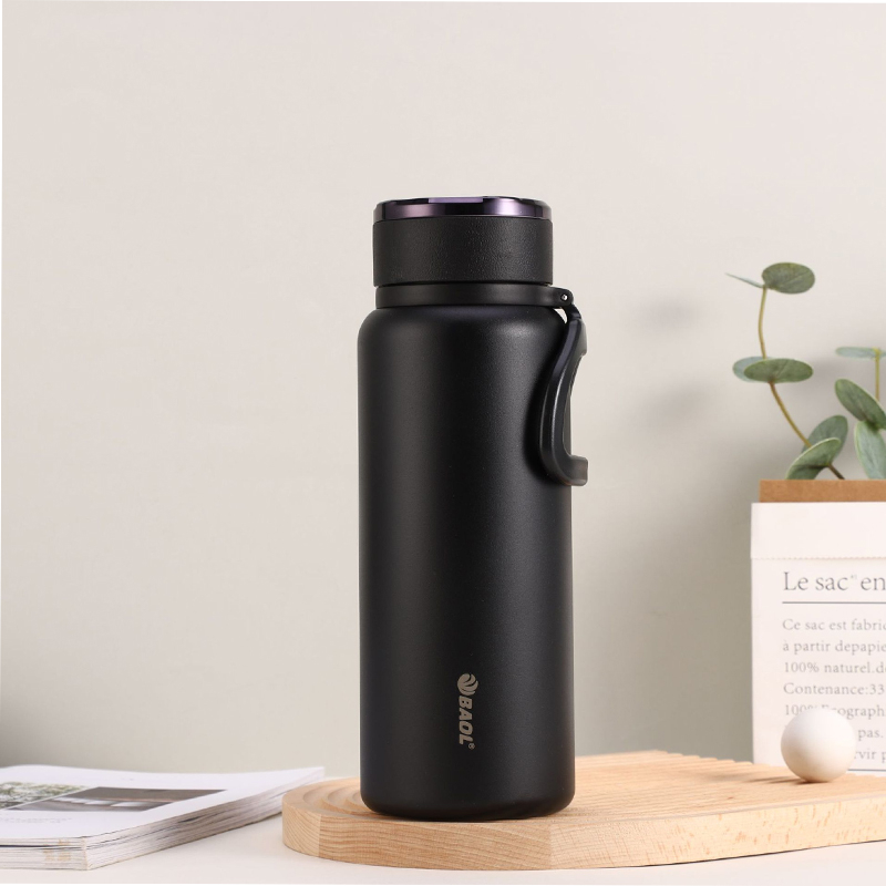 Bình nước inox giữ nhiệt xịn, Bình giữ nhiệt inox 304 BAOL 1.5 lít kèm quai xách, nhiều màu