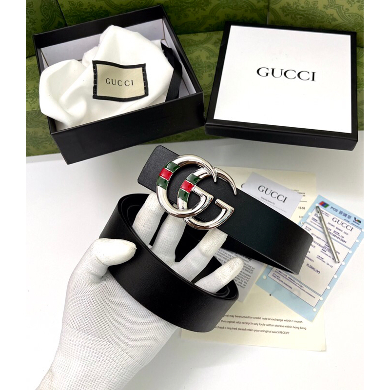 Thắt lưng nam G.C full hộp_bản bấm 3.8