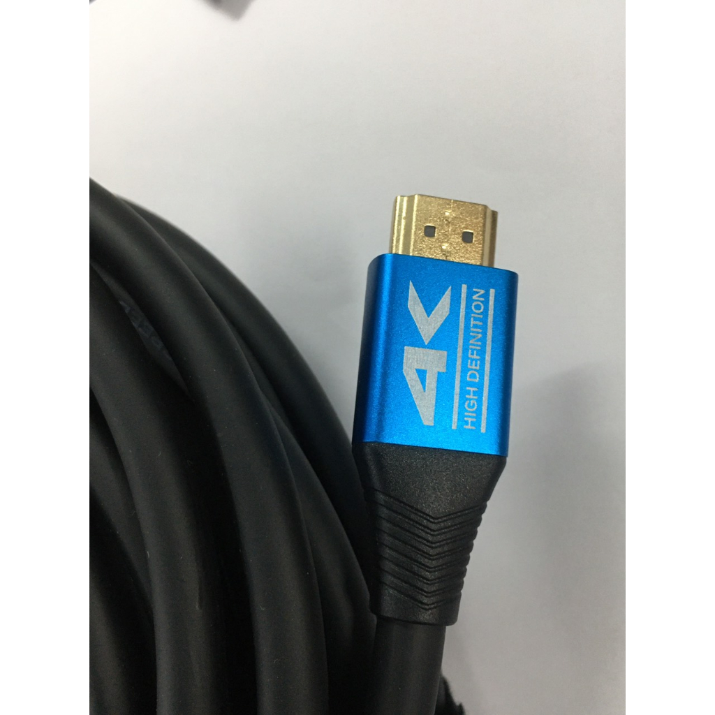 Dây cáp HDMI 4K 10 mét dây đen tròn  tín hiệu chuẩn chống nhiễu tốt Full HD