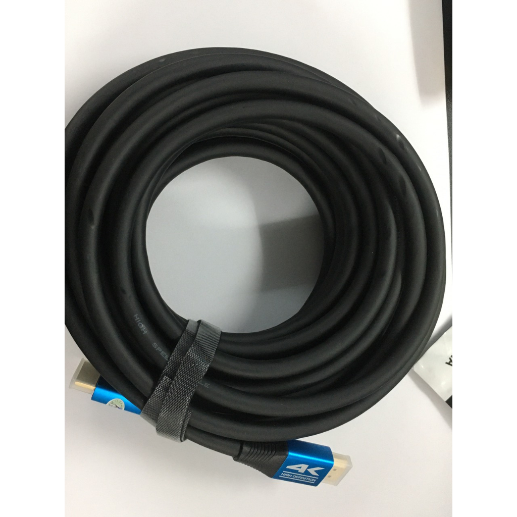 Dây cáp HDMI 4K 10 mét dây đen tròn  tín hiệu chuẩn chống nhiễu tốt Full HD