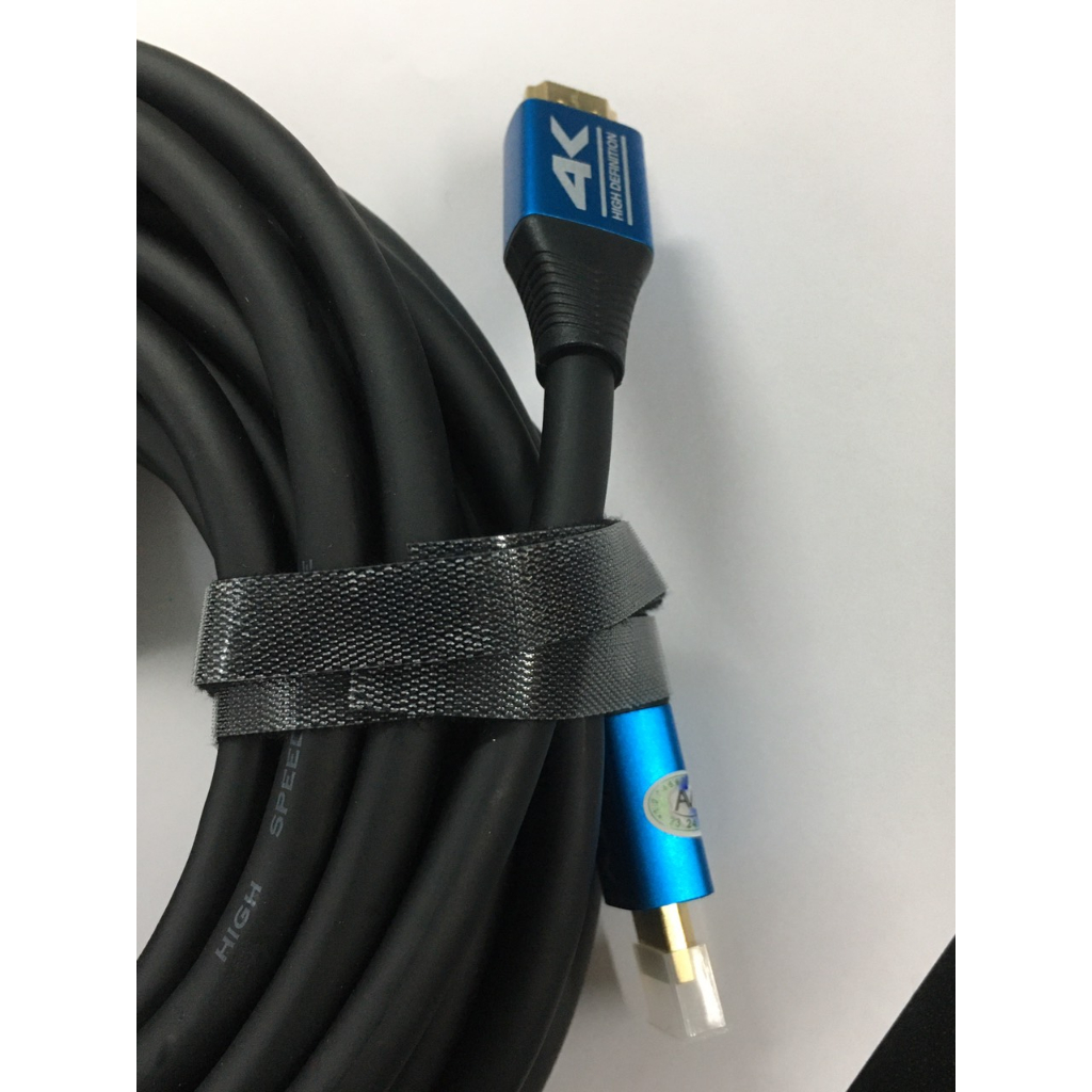 Dây cáp HDMI 4K 10 mét dây đen tròn  tín hiệu chuẩn chống nhiễu tốt Full HD