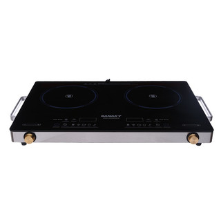Bếp hồng ngoại đôi sanaky snk-203hgw - hàng chính hãng