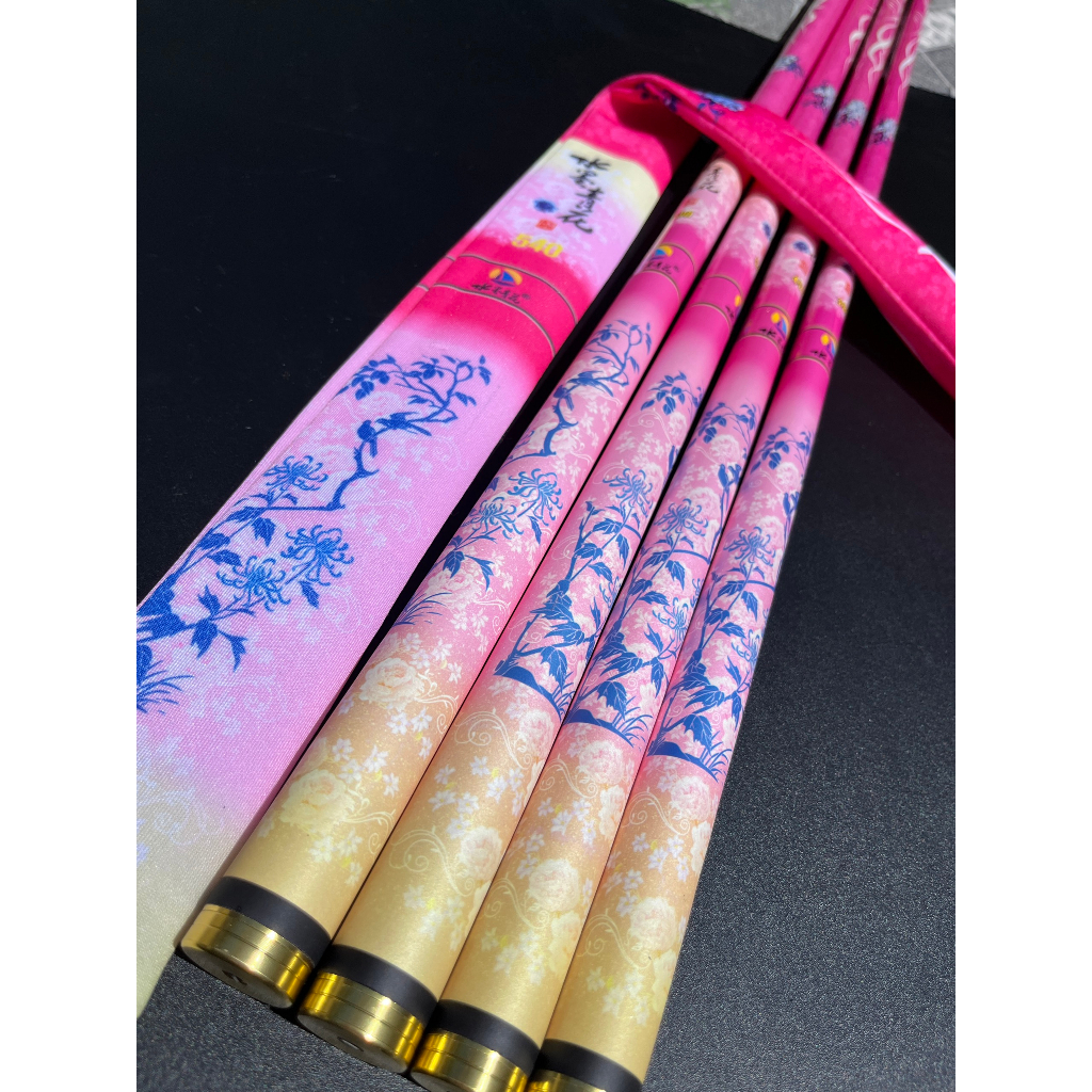 Cần Câu Đài Hoa Mực Nước 5h 28i phiên bản 2023 màu hồng