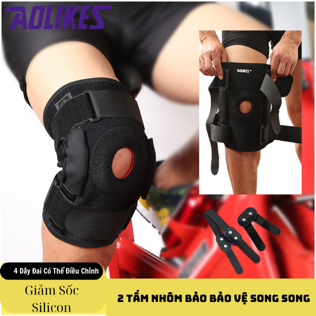 Đai Gối H5 Aolikes dùng sau phẫu thuật dây chằng 1 tháng - Bảo vệ khớp gối sau chấn thương