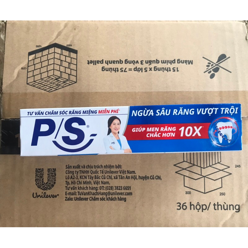 Kem đánh răng P/S ngừa sâu răng, P/s Trà xanh, P/s bảo vệ 123