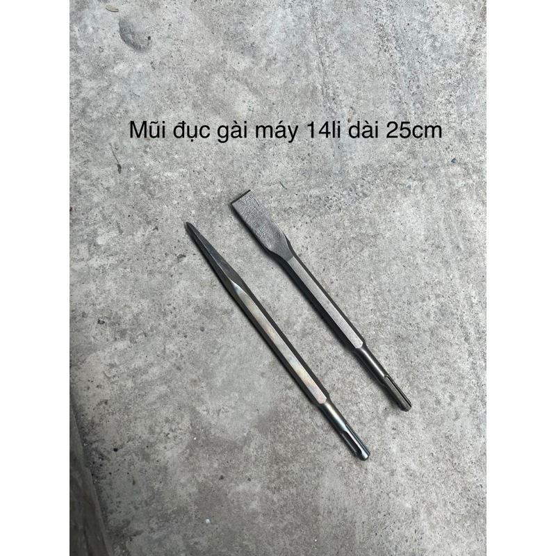 mũi đục gài 14li dài 25cm