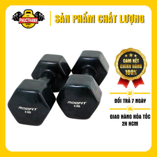 Bộ 2 tạ tay cao su 8kg Reefit (2 cục 8kg) (PHUCTHANHSPORT)