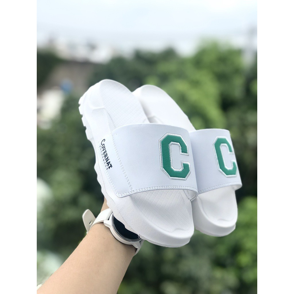 Dép Quai Ngang Covernat Nam. Dép Quai Ngang Chữ C. Dép Covernat Đế IP Kiểu Dáng Quai Ngang Logo Chữ C 3 Màu Siêu Hot