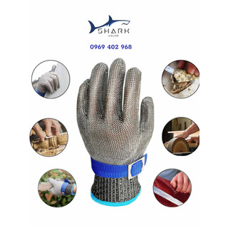 Bao tay chống cắt bằng thép không gỉ, găng tay chống cắt