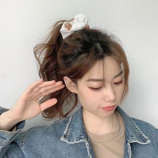 Dây buộc tóc scrunchies lụa mềm BAG U CHUNVAIGAU08