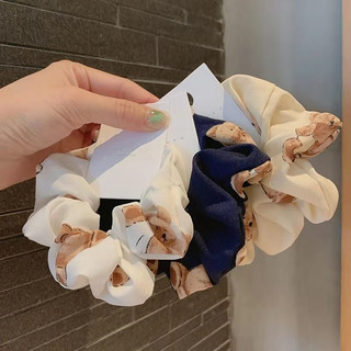 Dây buộc tóc scrunchies lụa mềm bag u chunvaigau08