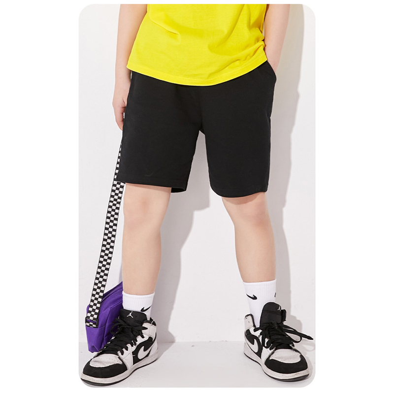 Quần đùi bé trai BOBDOG, quần đùi trẻ em chất liệu da cá cạp chun co dãn cho bé BQ01