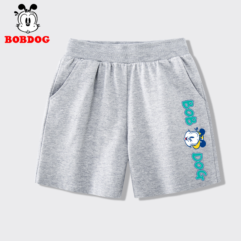 Quần đùi bé trai BOBDOG, quần đùi trẻ em chất liệu da cá cạp chun co dãn cho bé BQ01