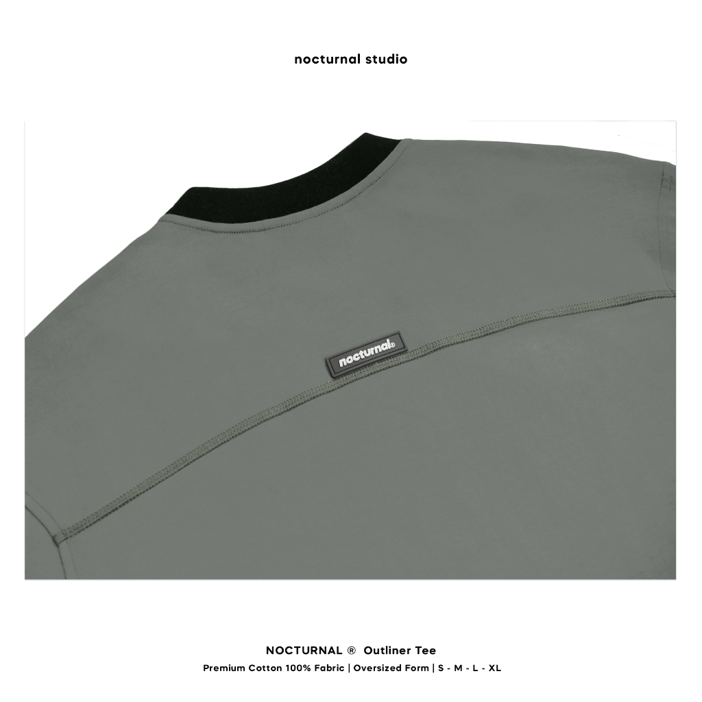 Áo Thun NOCTURNAL Outliner Tee Cotton 100%  Unisex Nam Nữ Local Brand
