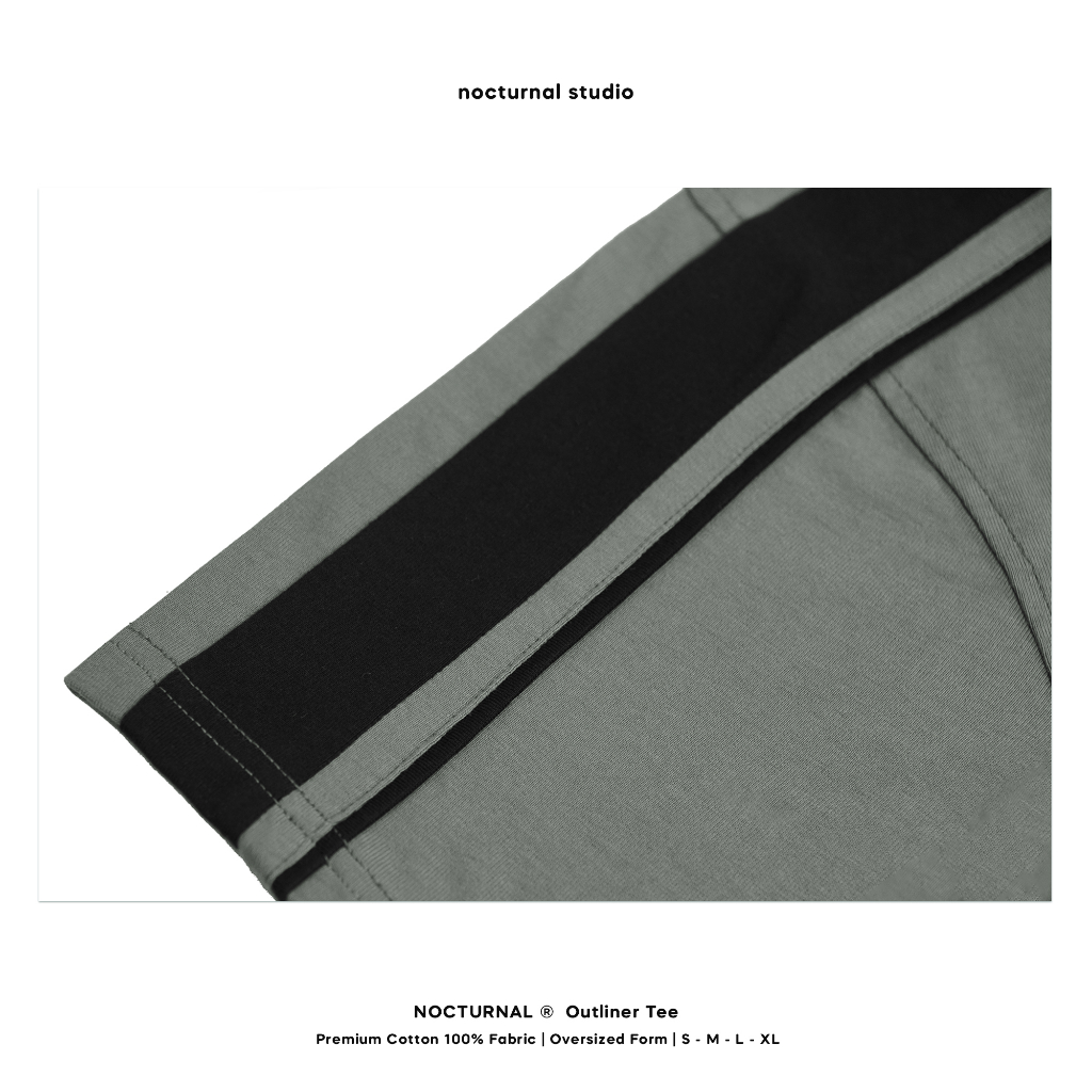 Áo Thun NOCTURNAL Outliner Tee Cotton 100%  Unisex Nam Nữ Local Brand