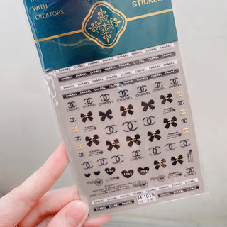 Sticker trang trí dán móng nổi 5D siêu đẹp