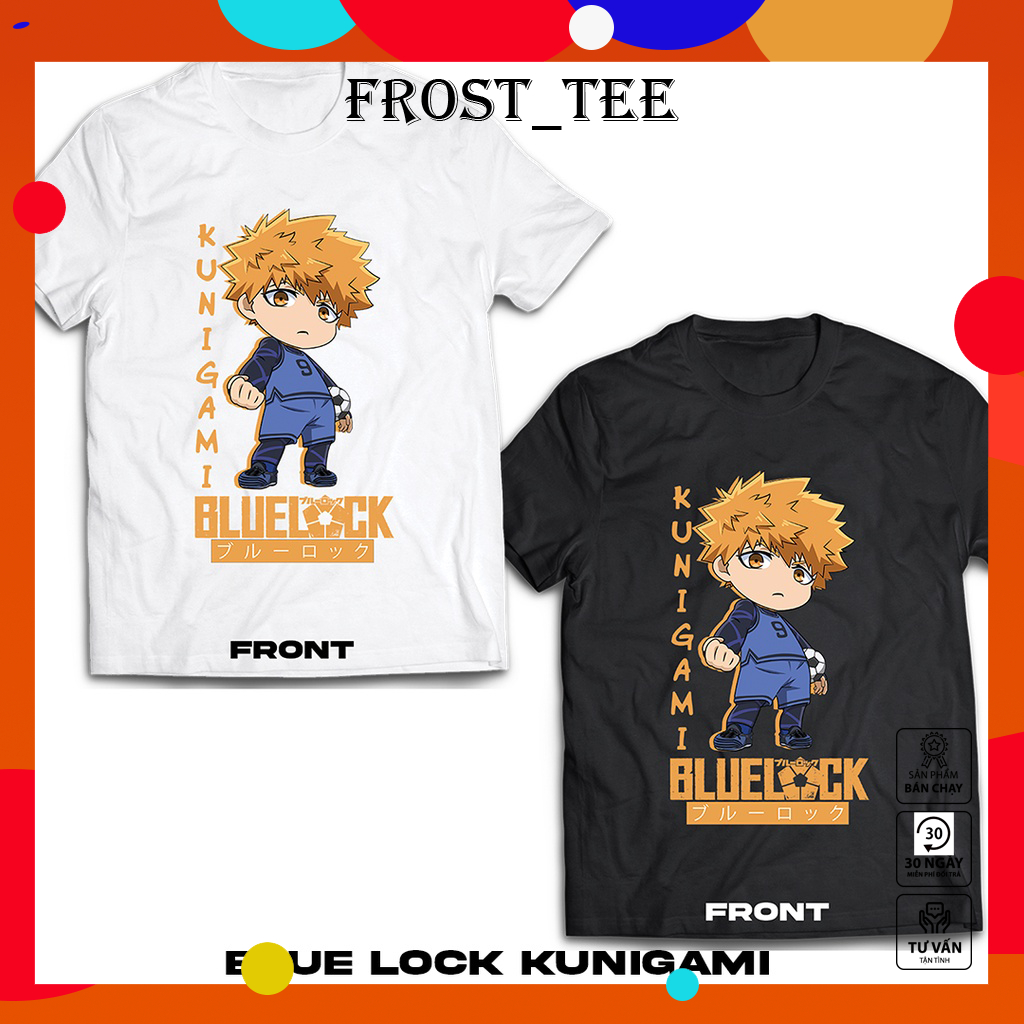 Áo thun hình BLUE LOCK Team Z CHIBI EDITION Isagi, Bachira, Kunigami, New Anime cực chất giá rẻ mẫu HOT bán chạy