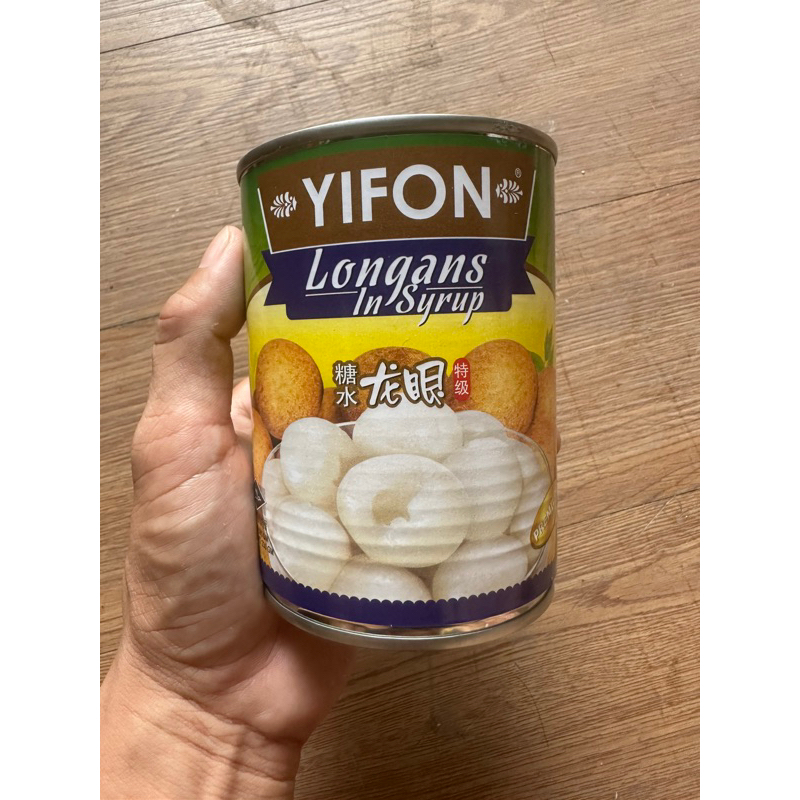 Nhãn đóng lon Thái Lan 565g