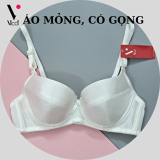Áo ngực nữ có gọng, mỏng không đệm mút Vicci AV.05 - AV.06 ôm ngực màu trắng