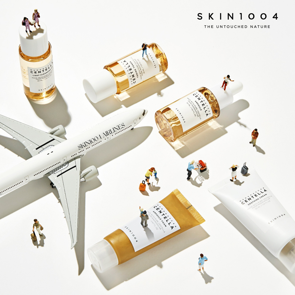 Bộ Sản Phẩm Chăm Sóc Da Mụn, Giúp Phục Hồi Da Chiết Xuất Từ Rau Má Skin1004 Madagascar Centella