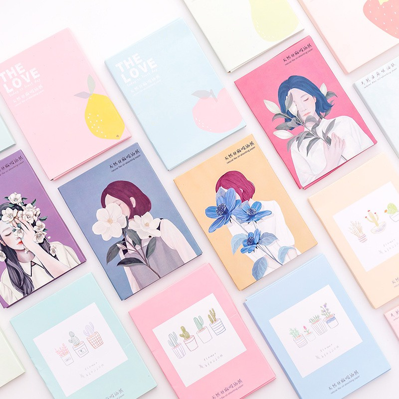 Combo 5 giấy thấm dầu 50 tờ nội địa Trung