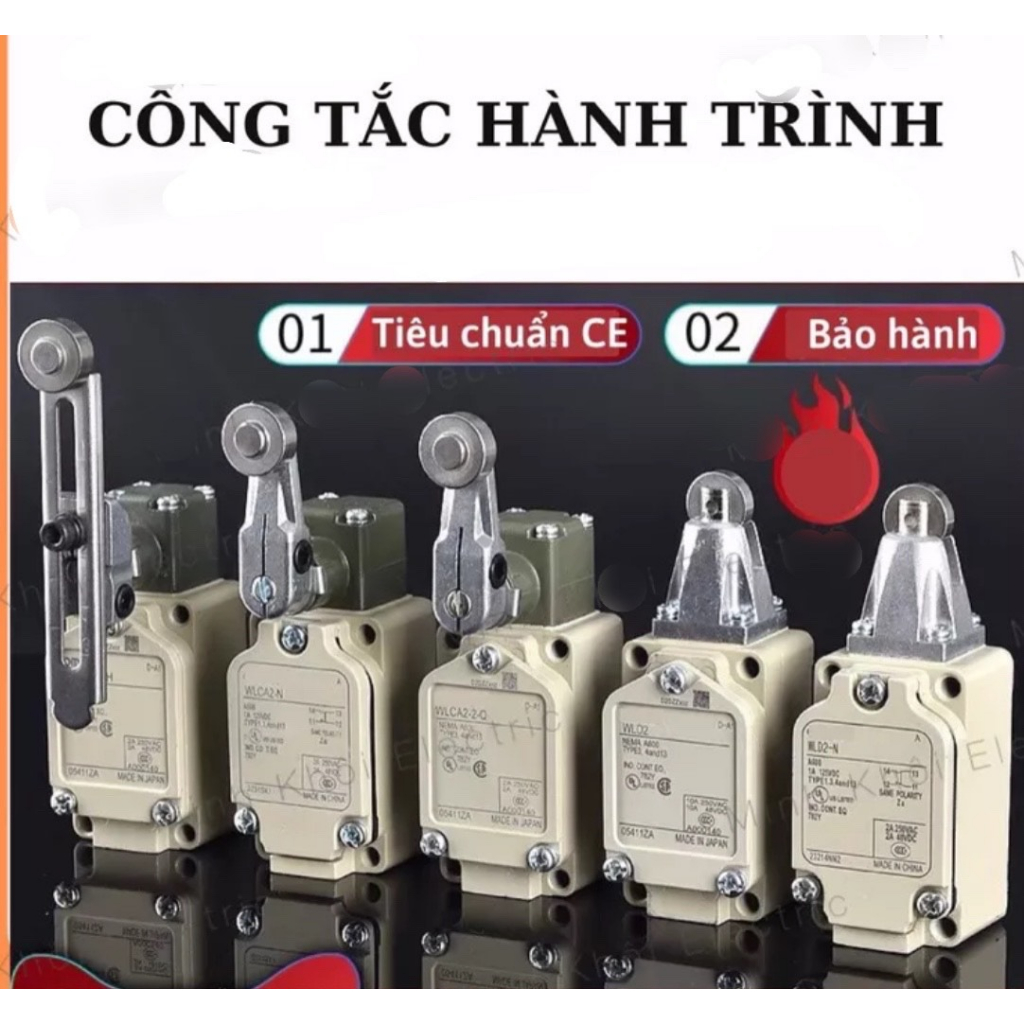 Công tắc hành trình WLCA12-2N , WLCA2-N , WLCA2-2N , WLCD2, công tắc dạng lò xo