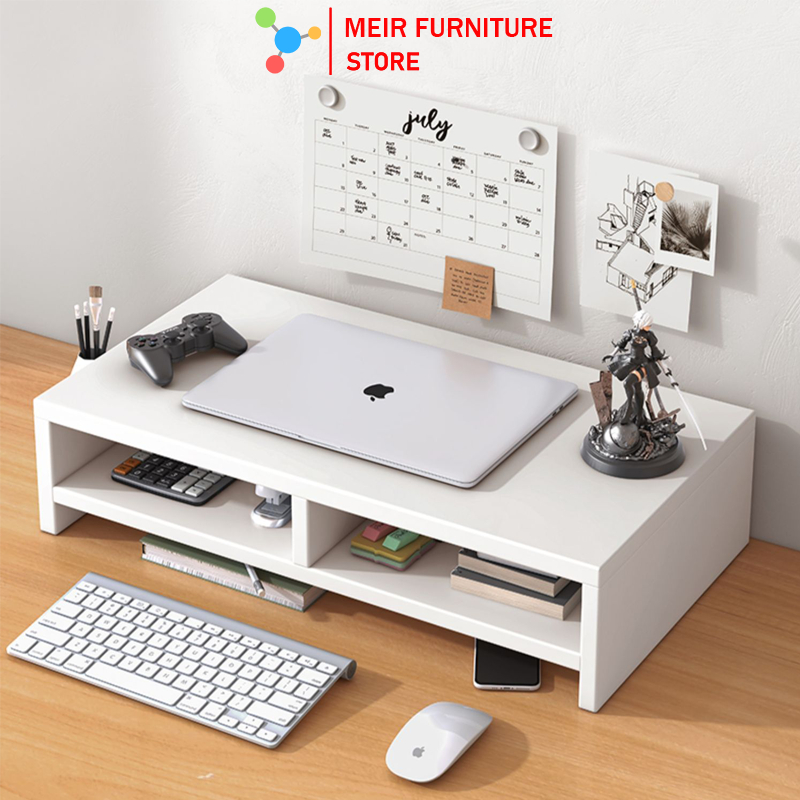 Kệ màn hình máy tính thiết kế thông minh kèm kệ để đồ tiện lợi - GA25