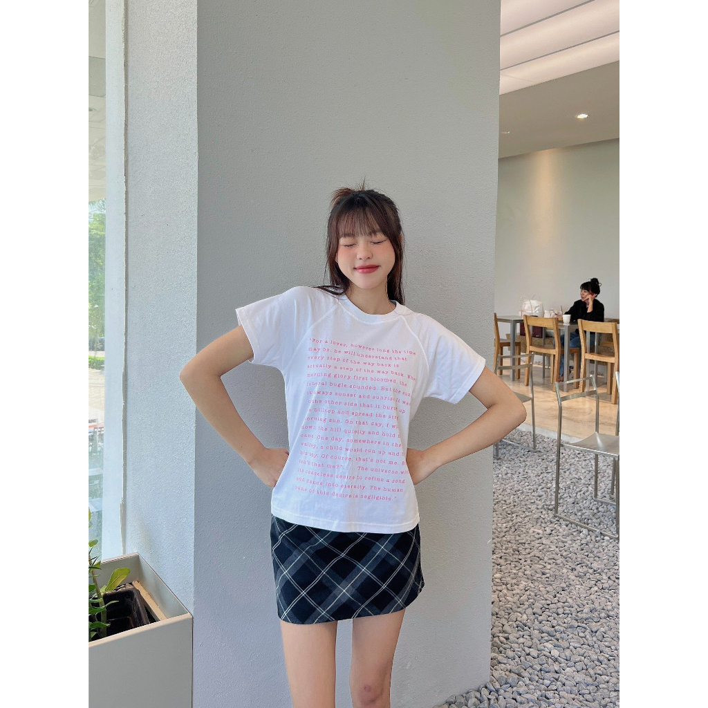 Áo Baby Tee LOVER form Boxyfit vải cotton 2 chiều thoáng mát brand Calem.Club