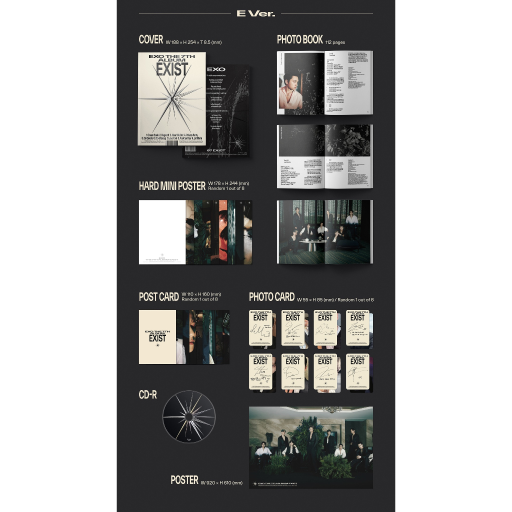 Album EXO EXIST - Bộ ảnh EXO EXIST