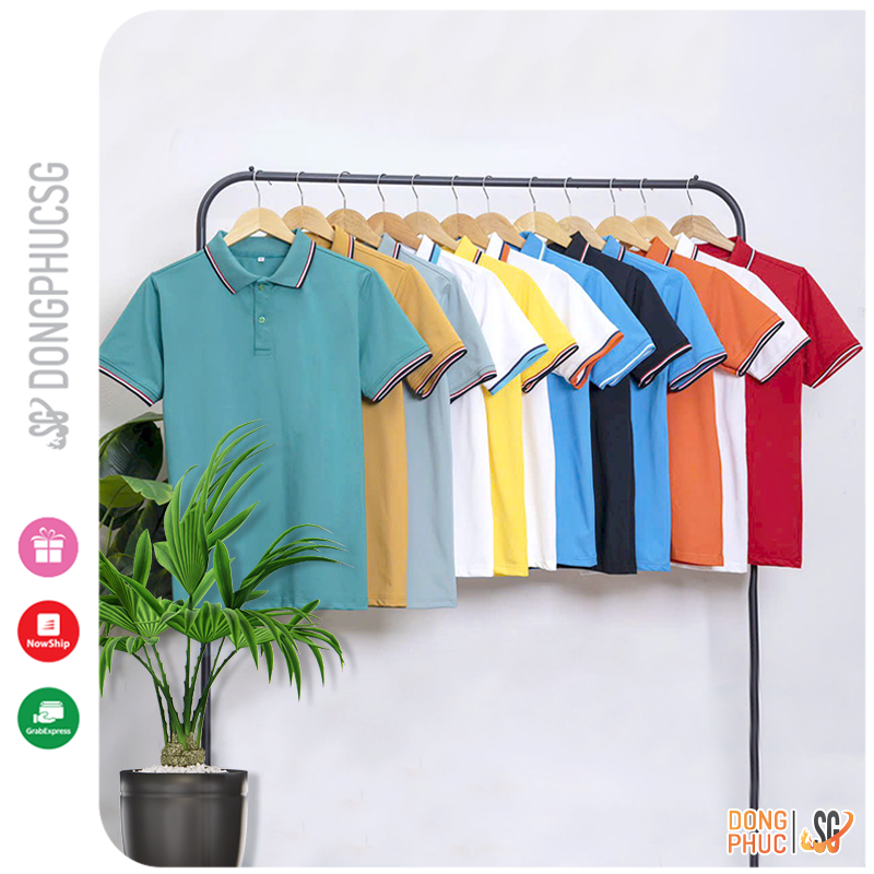 Áo gia đình polo chất vải thun cá sấu dày dặn đủ size để làm đồ gia đình đồng phục mẹ và bé A3S2 DONGPHUCSG