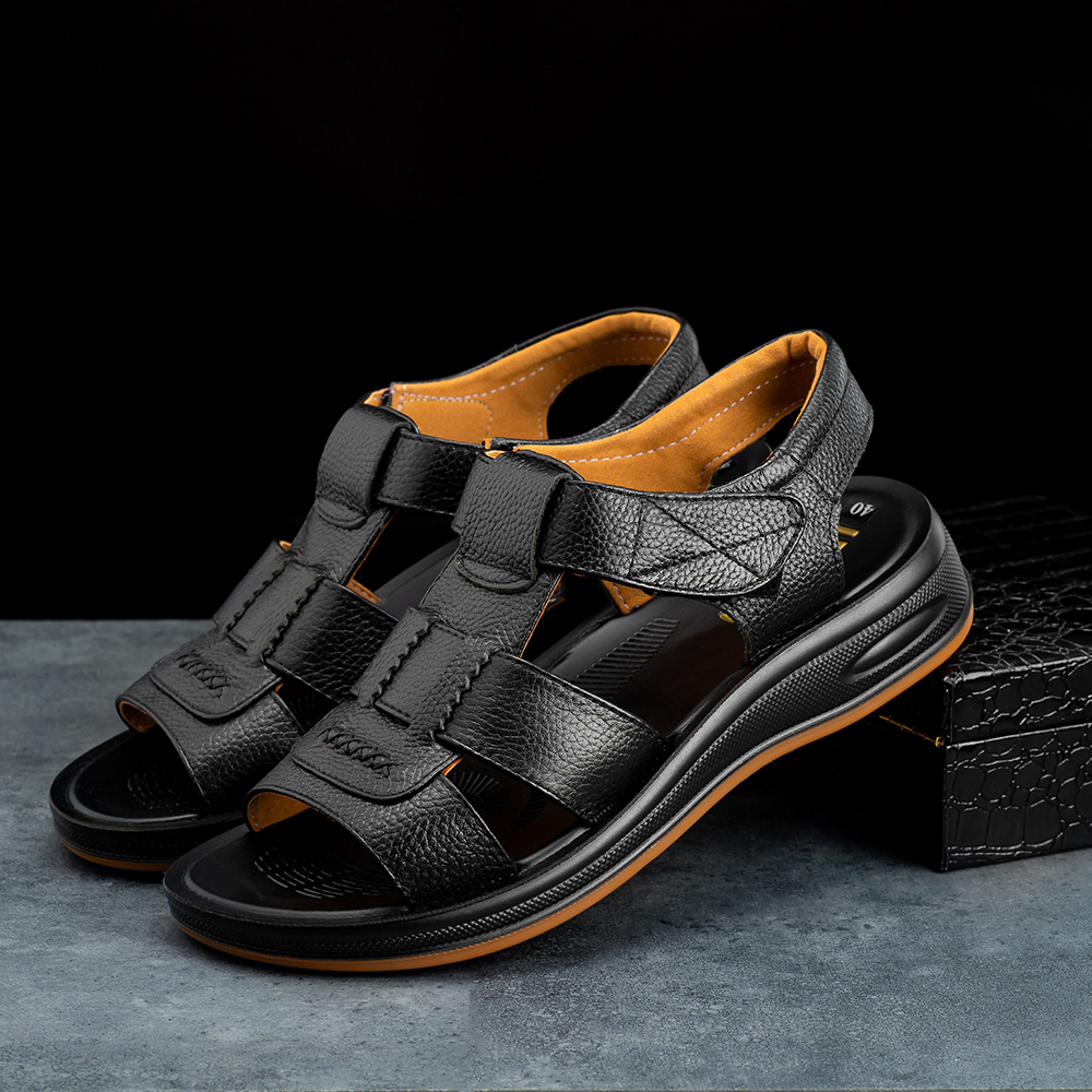 Dép quai hậu da bò SPDS36