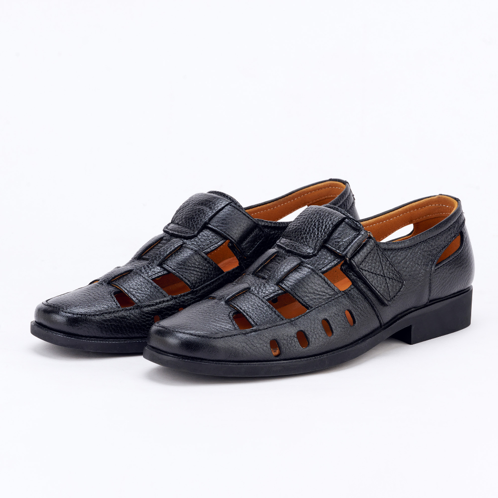 Giày nam trung niên LEXSHOES giày da bò LEX07 cao cấp bảo hành 1 năm