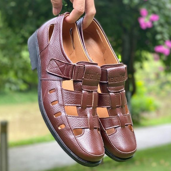 Giày nam trung niên LEXSHOES giày da bò LEX07 cao cấp bảo hành 1 năm