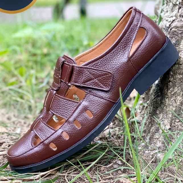 Giày nam trung niên LEXSHOES giày da bò LEX07 cao cấp bảo hành 1 năm
