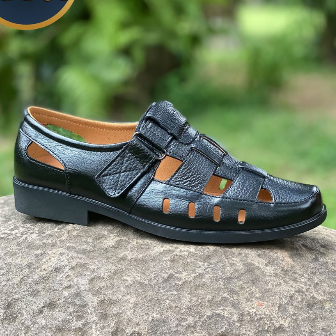 Giày nam trung niên LEXSHOES giày da bò LEX07 cao cấp bảo hành 1 năm