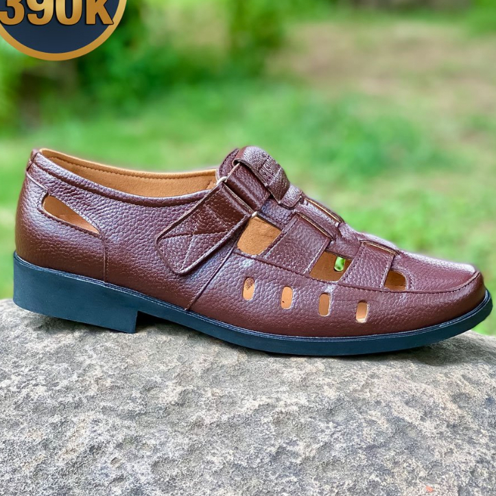 Giày nam trung niên LEXSHOES giày da bò LEX07 cao cấp bảo hành 1 năm