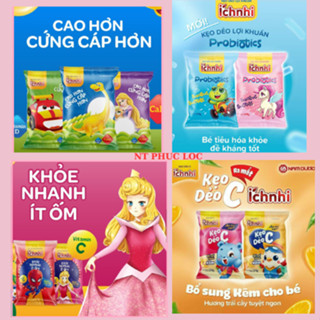 Kẹo Dẻo Ích Nhi Canxi D Cho Trẻ Cao Lớn Hơn (Dây 10 gói)