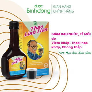 Thảo Linh Tiên Dược Bình Đông chai 280ml - Giúp giảm đau nhức, thoái hóa khớp, thấp khớp, phong thấp