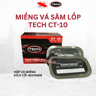 Hộp 20 miếng vá lốp ô tô bố thẳng đa năng tech ct-10