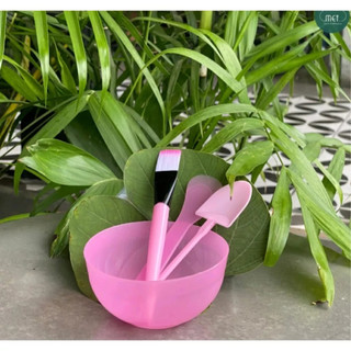 Combo Bát + Chổi +Thìa+ Thìa Đắp Mặt Nạ