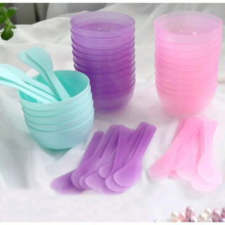Combo Bát + Chổi +Thìa+ Thìa Đắp Mặt Nạ
