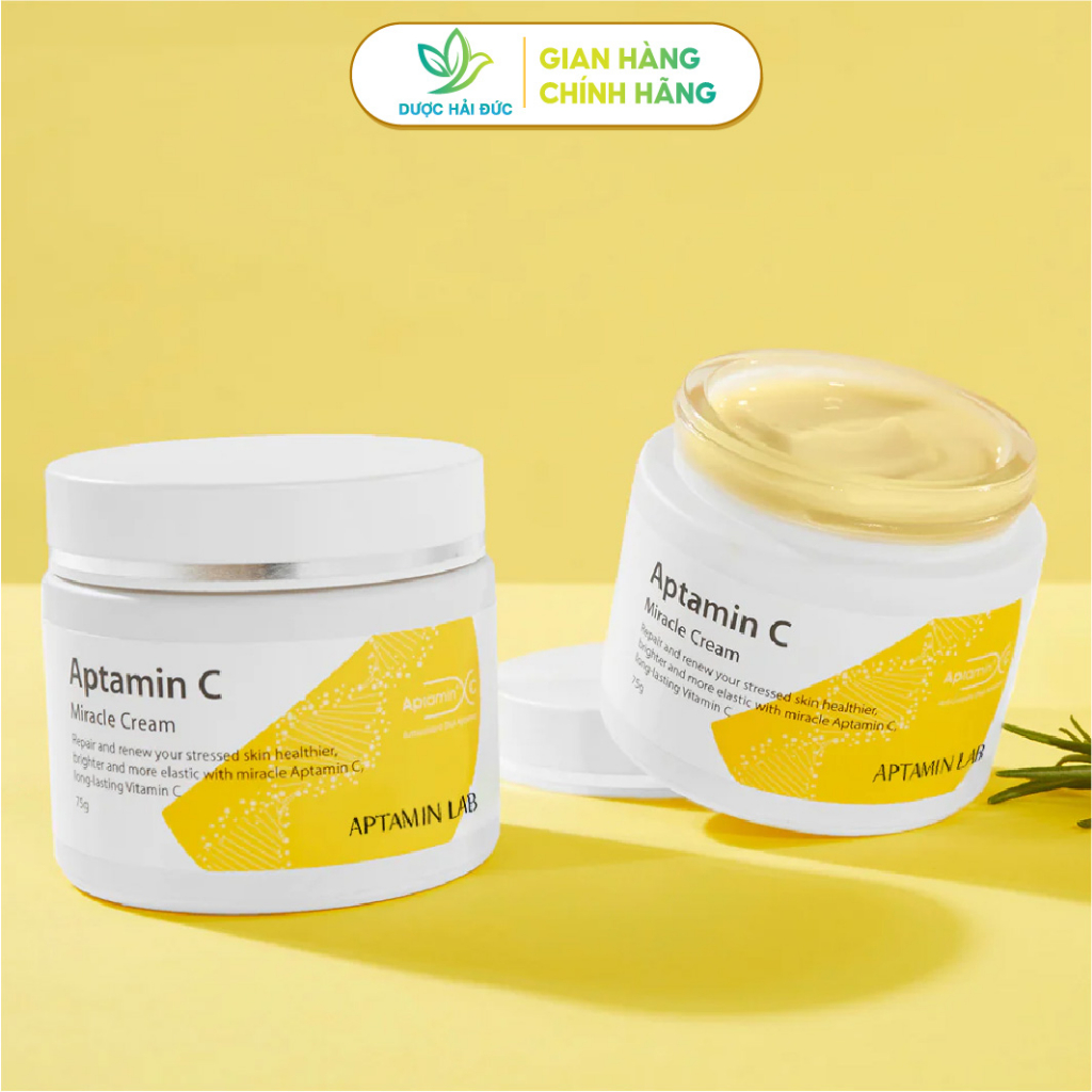 Combo 2 Kem dưỡng Aptamin C (75g) - Làm sáng, dưỡng ẩm, găn lão hóa da và làm dịu da