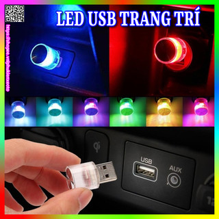 Đèn led usb 5v trang trí nội thất xe hơi