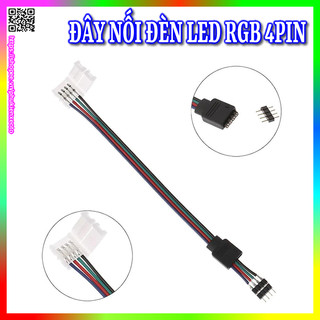 Jack nối đực cái, đầu nối dây led dây cắm phụ kiện kẹp đèn led rgb 5050 3528 4 pin