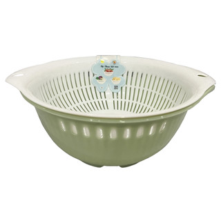Bộ rổ thau nhựa tròn TỰ LẬP TL988 -21.8x18.2x8cm