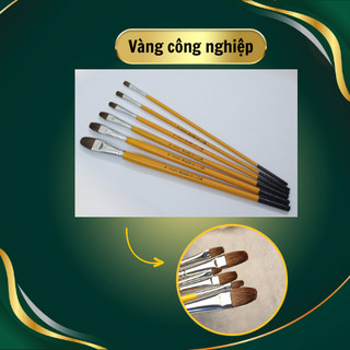 Bộ bút vẽ dát vàng, vẽ nhũ trên phào chỉ, thạch cao, tô tượng chuyên nghiệp với lông tự nhiên, sử dụng được nhiều lần