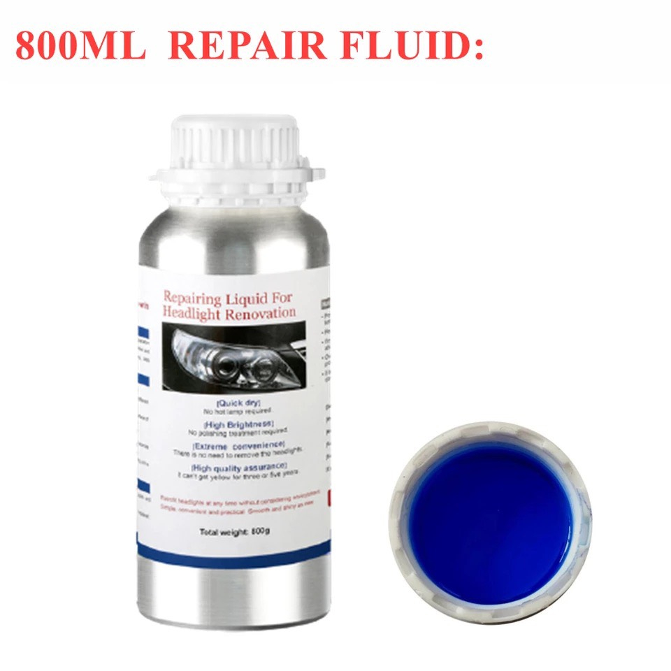 COMBO Dung Dịch Đánh Bóng PHỤC HỒI ĐỘ SÁNG cho Đèn Pha Ô Tô- Xe Máy  KÈM MÚT