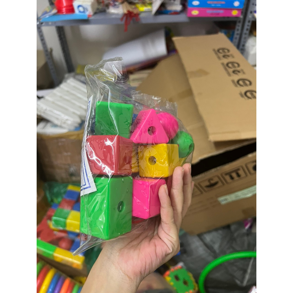 Bộ xâu thông minh xâu hạt đồ chơi mầm non thông tư 02