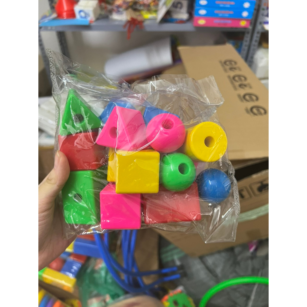 Bộ xâu thông minh xâu hạt đồ chơi mầm non thông tư 02